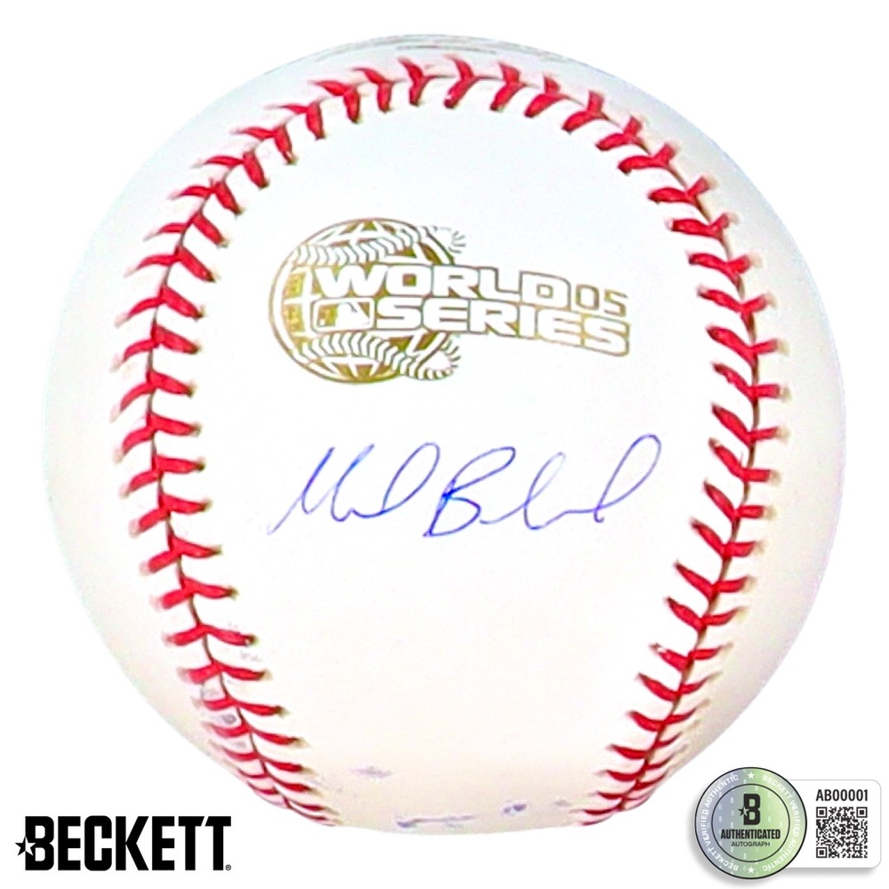 💥Mark Buehrle💥 Chicago White Sox Signed 2005 World Series Baseball Autograph